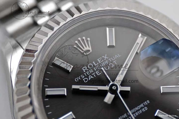 1231 Lady DateJust 28 SS TWF 1:1 Best Edition 904L Steel Black Dial on President Bracelet NH Unisex 2176